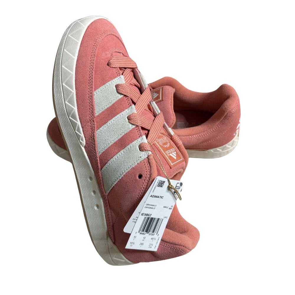 adidas Adimatic Mens 10.5 Clay Gum Suede Skate Sneakers New in Box